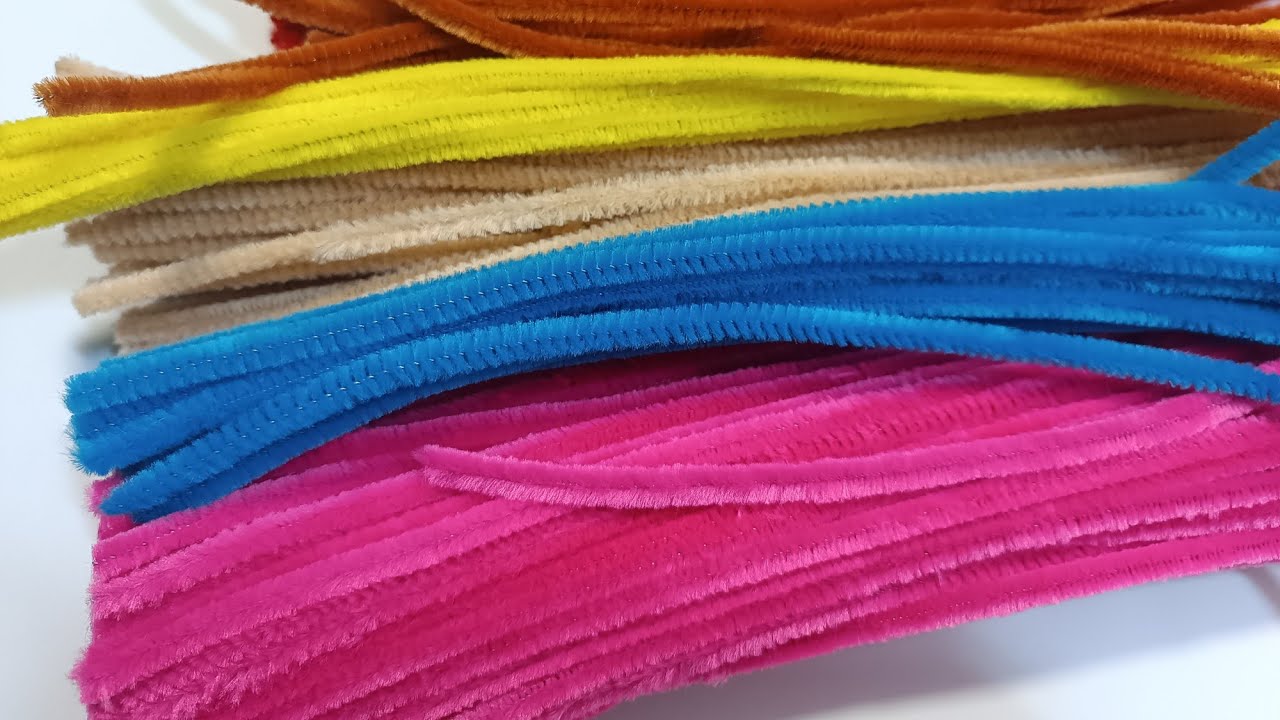 DIY How To Make Chenille Wire Valentine's Day Crafts