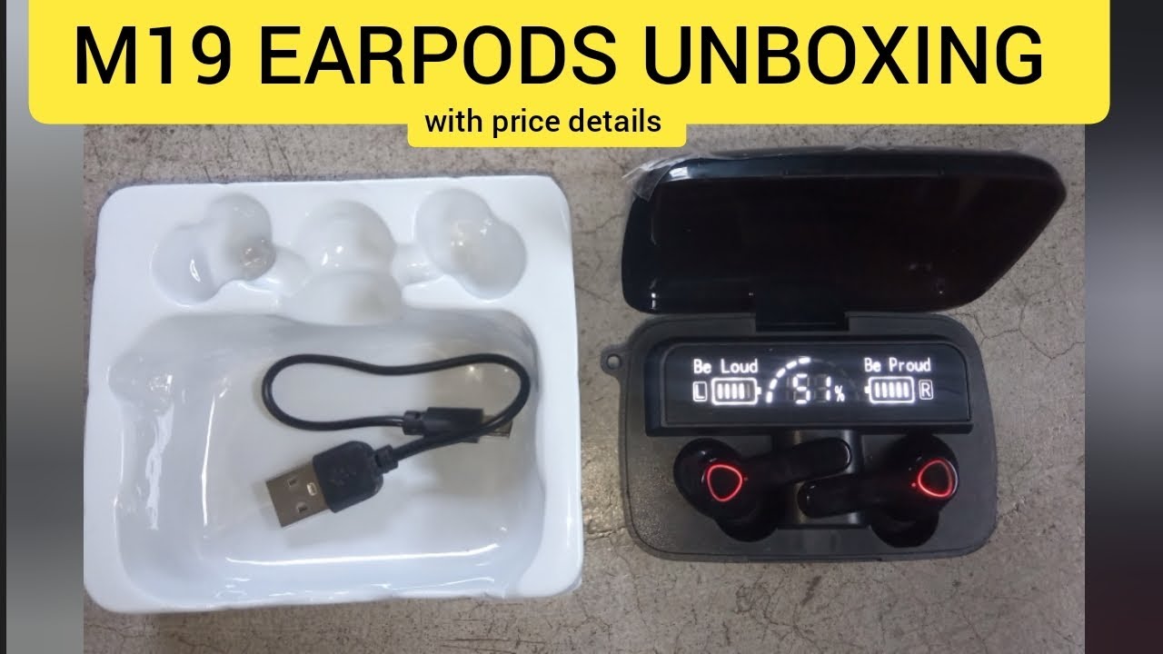M19 EARPODS UNBOXING AND REVIEW