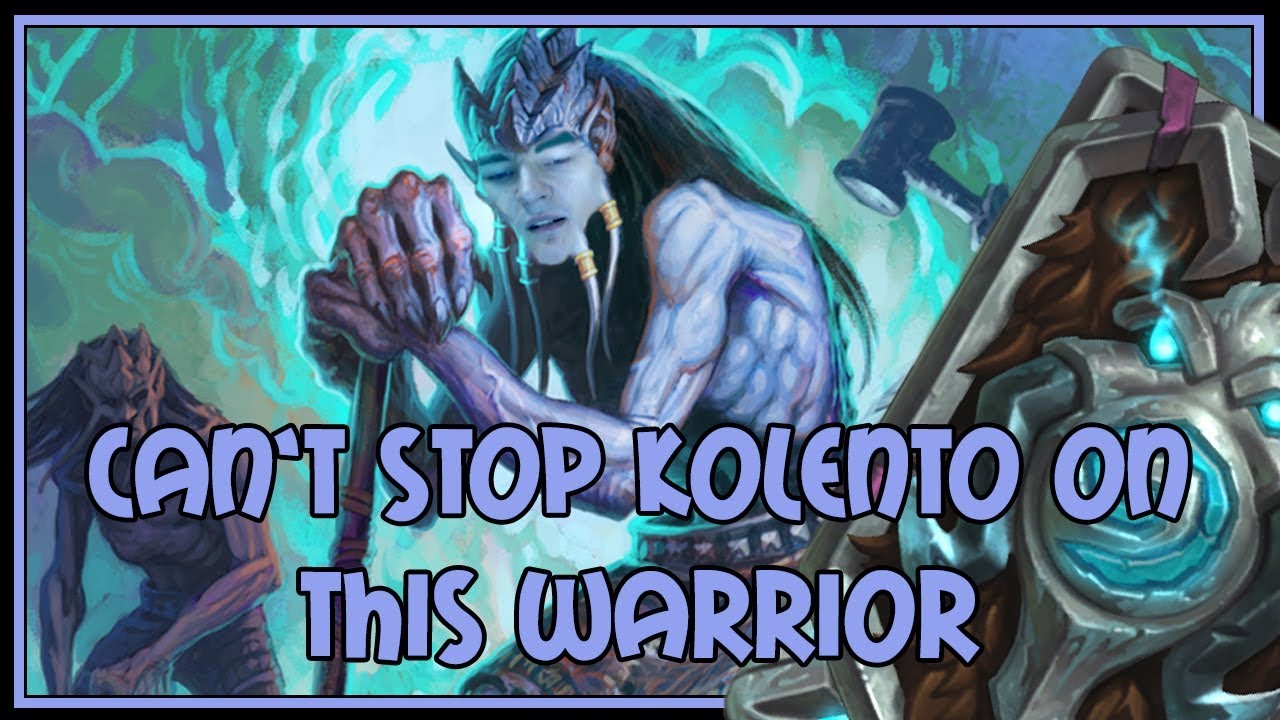 Can't stop Kolento on this warrior | Quest warrior | The Witchwood | Hearthstone
