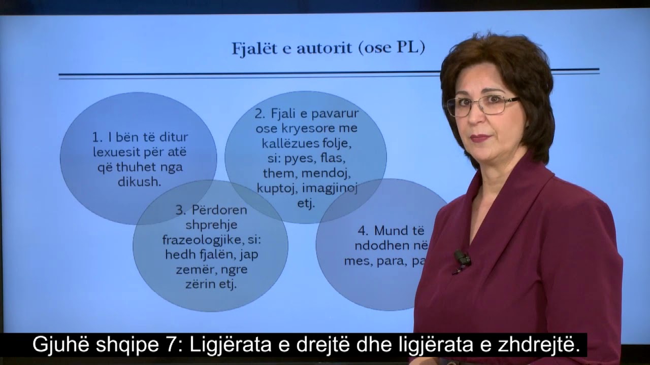 Gjuhë shqipe 7  - Ligjërata e drejtë dhe ligjërata e zhdrejtë.