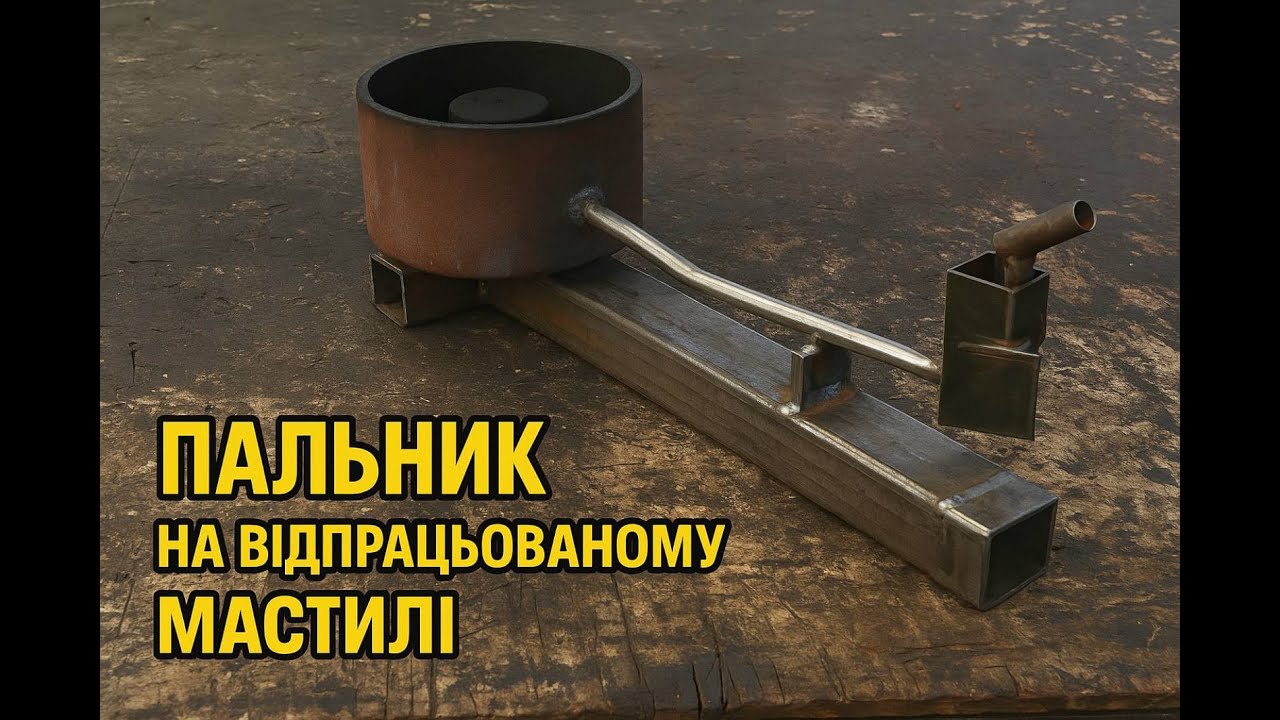 ПАЛЬНИК НА ВІДПРАЦЬОВАНОМУ МАСЛІ СВОЇМИ РУКАМИ | Розміри та пошагова інструкція