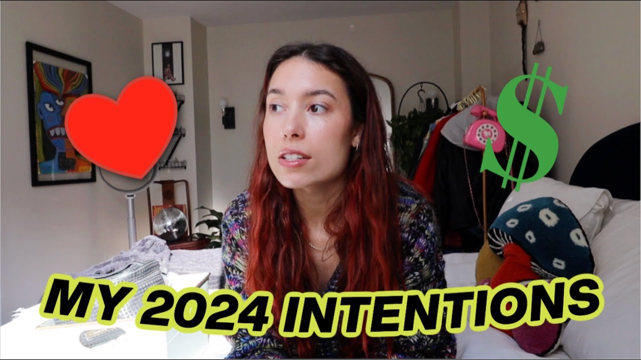 My 2024 intentions 💚 (finances, mental health, + dating)