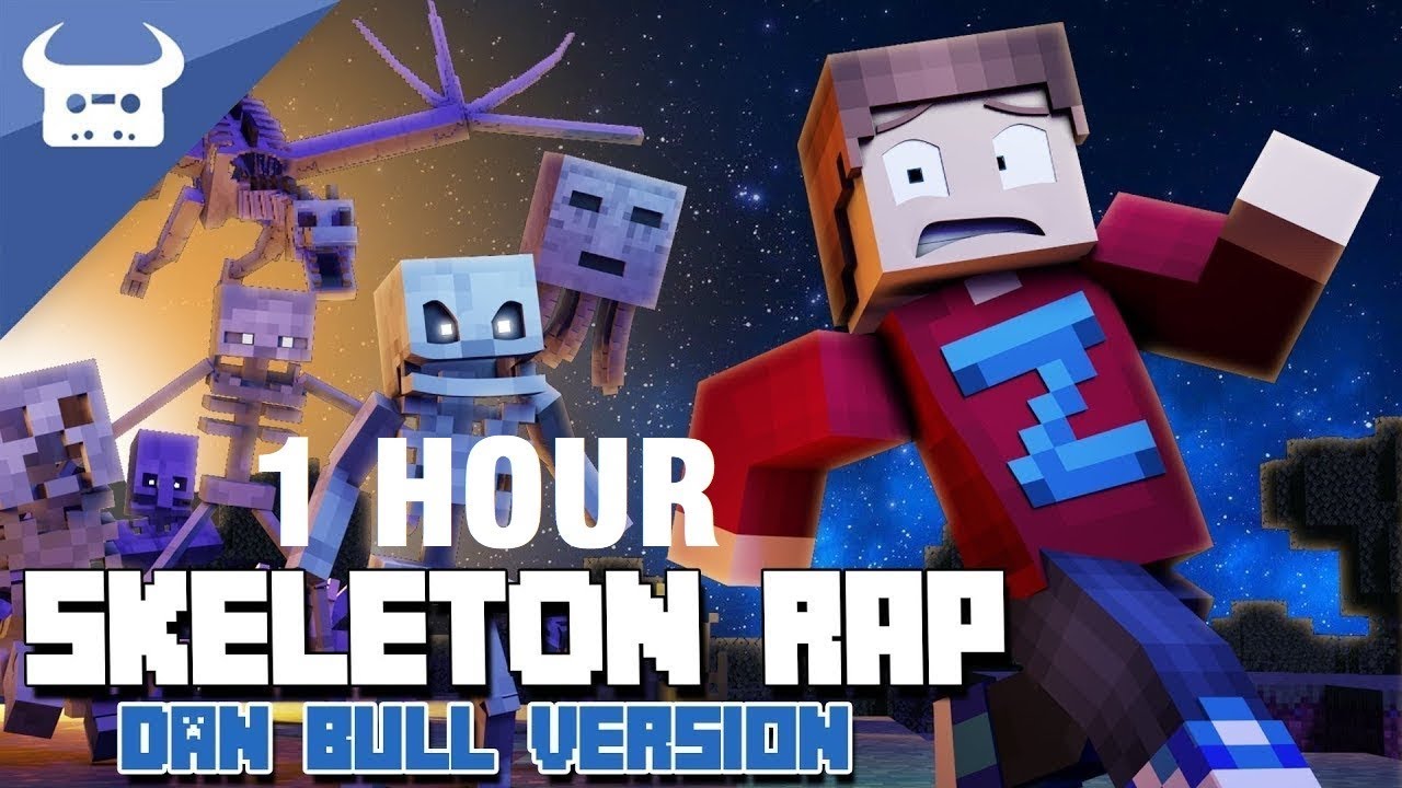 [1 HOUR] MINECRAFT SKELETON RAP | 