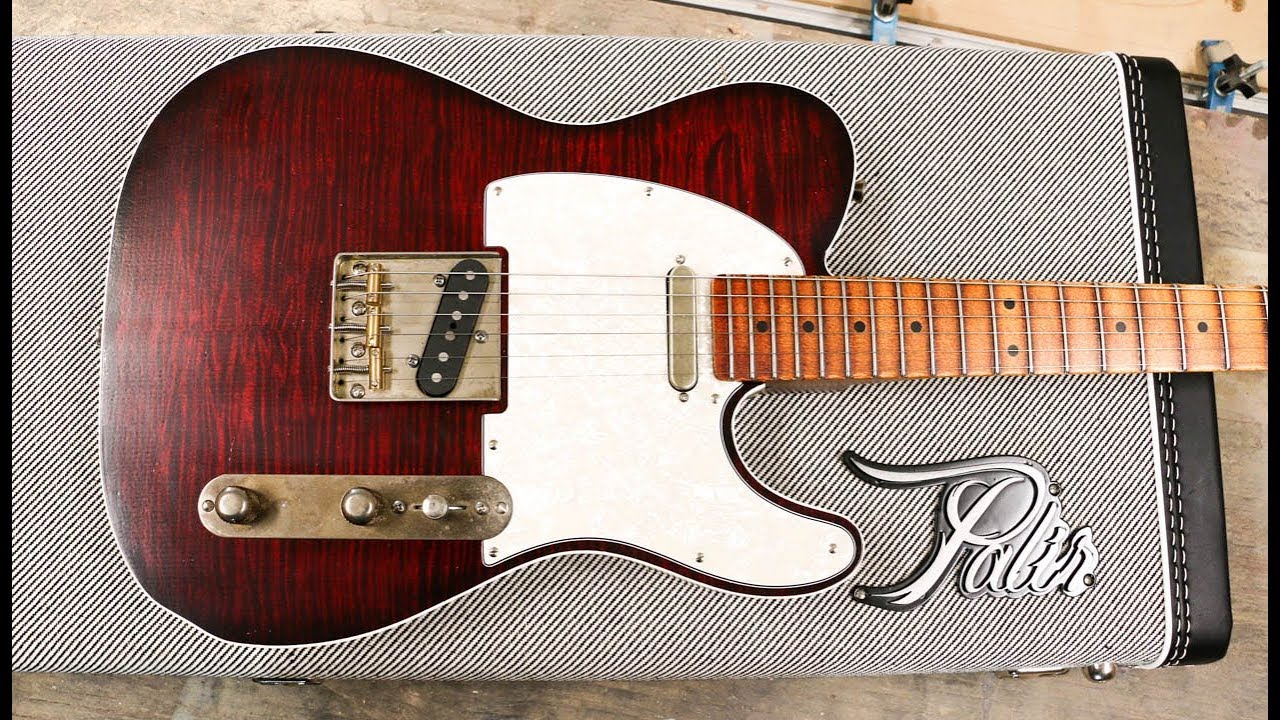 Palir&reg; Guitars: Titan - Flame Top - Porter Pickups Custom Tele Set