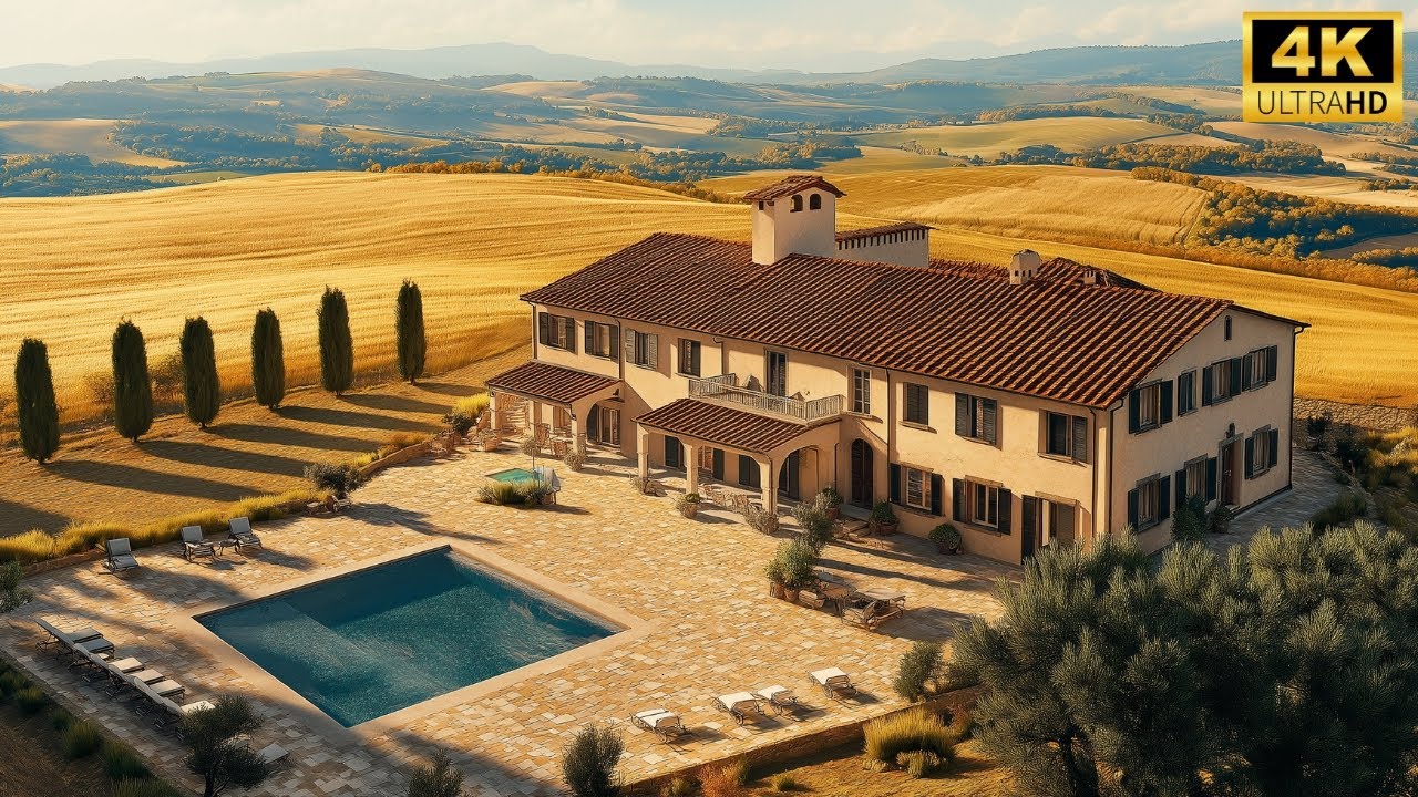 Rustic Tuscan Farmhouse Tour &ndash; The Perfect Blend of Elegance and Simplicity  -  Full Walkthrough 4K🍇