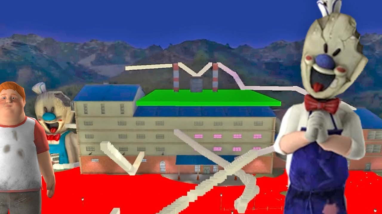 What IF WE BUILD Massive OBSTACLE Course?! Ice Scream Horror Game!