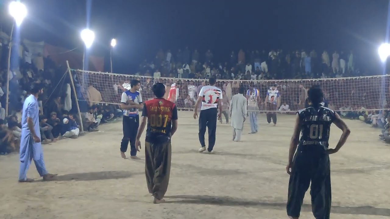 Plastic volleyball Syed jahanabad sharab ka mukabala