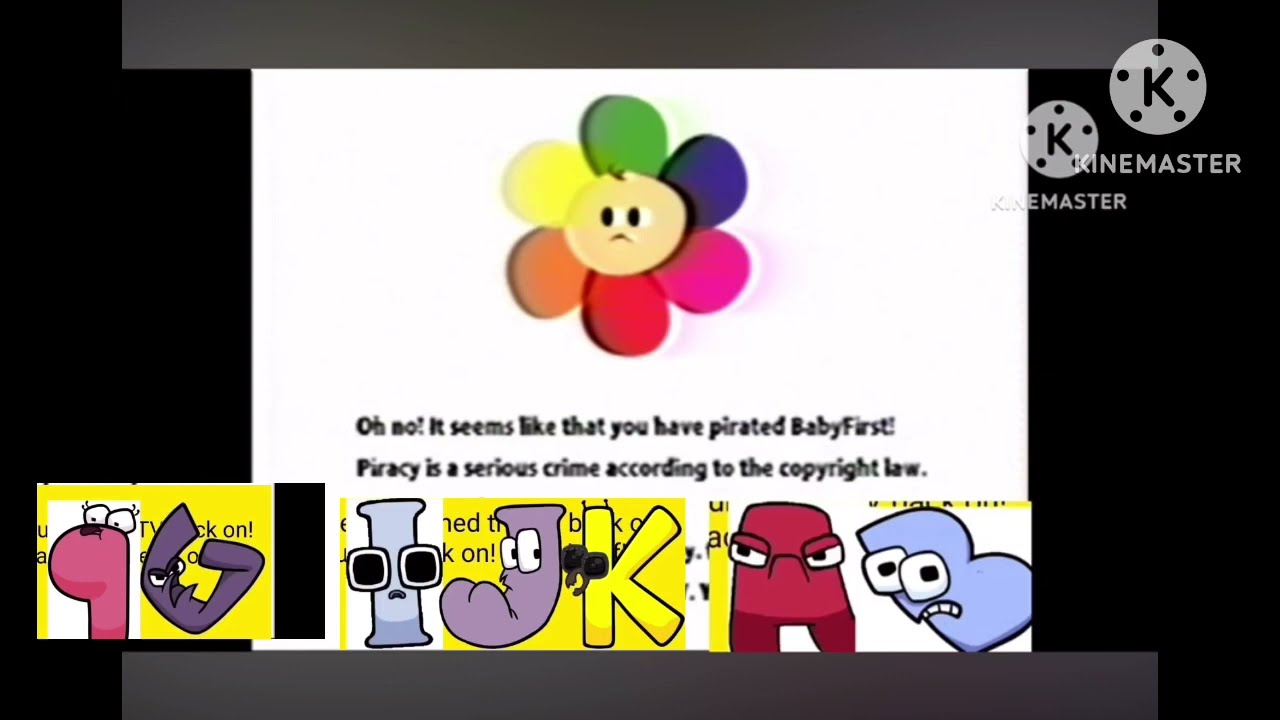 BabyFirst Anti-Piracy Screen but A, B, G, I, J, K and P wants to see that