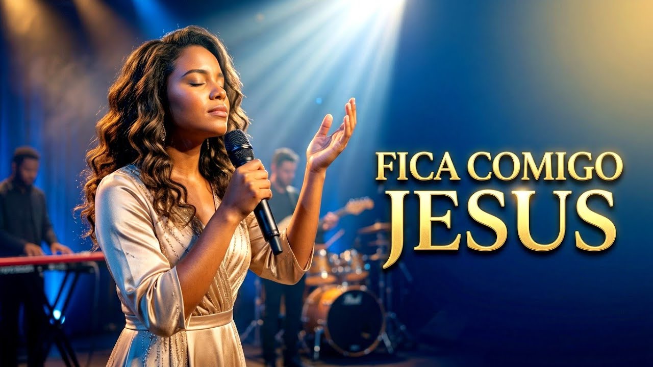 FICA COMIGO JESUS - Quando o Medo e a Solidão Aperta e Você só Precisa Sentir JESUS ao seu Lado ❤️