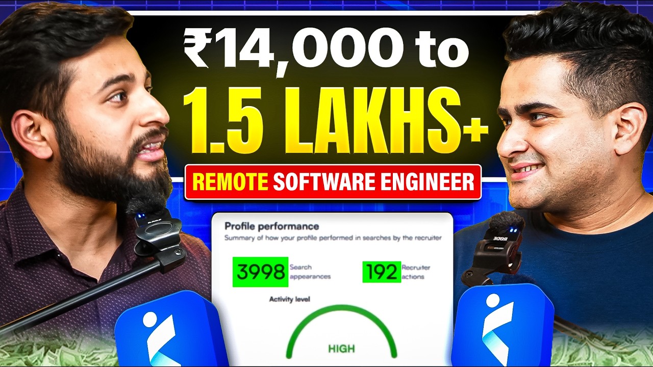 Small Town to Remote Software Engineer! ₹14,000 to ₹1.5 Lakh/Month 🔥 Data Engineering Roadmap 2026