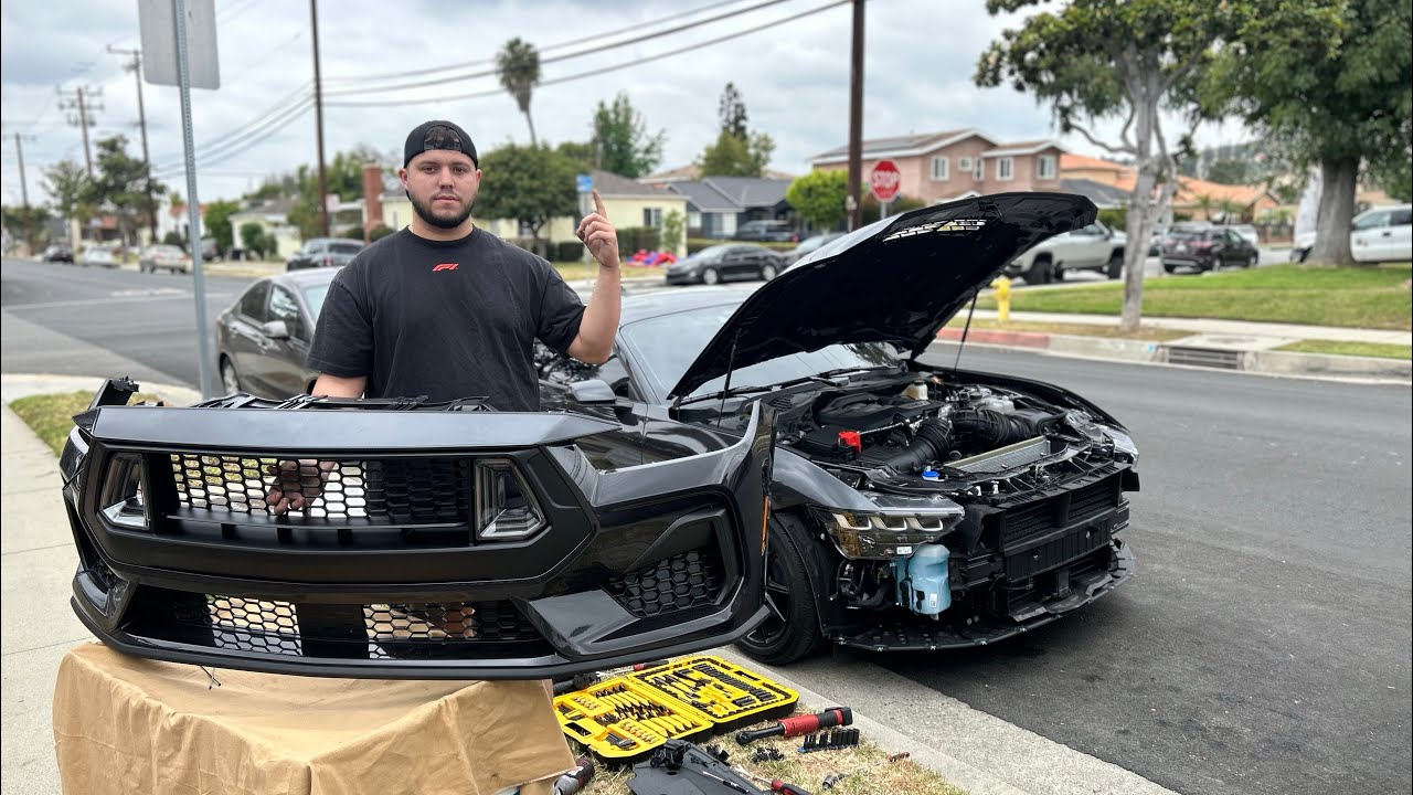 RTR Grill install on a 2024 Mustang GT