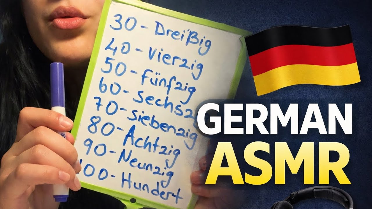 Learn German While You Sleep 😴 | ASMR #asmr #germanasmr #learnasmr #whisperasmr #relaxingasmr 