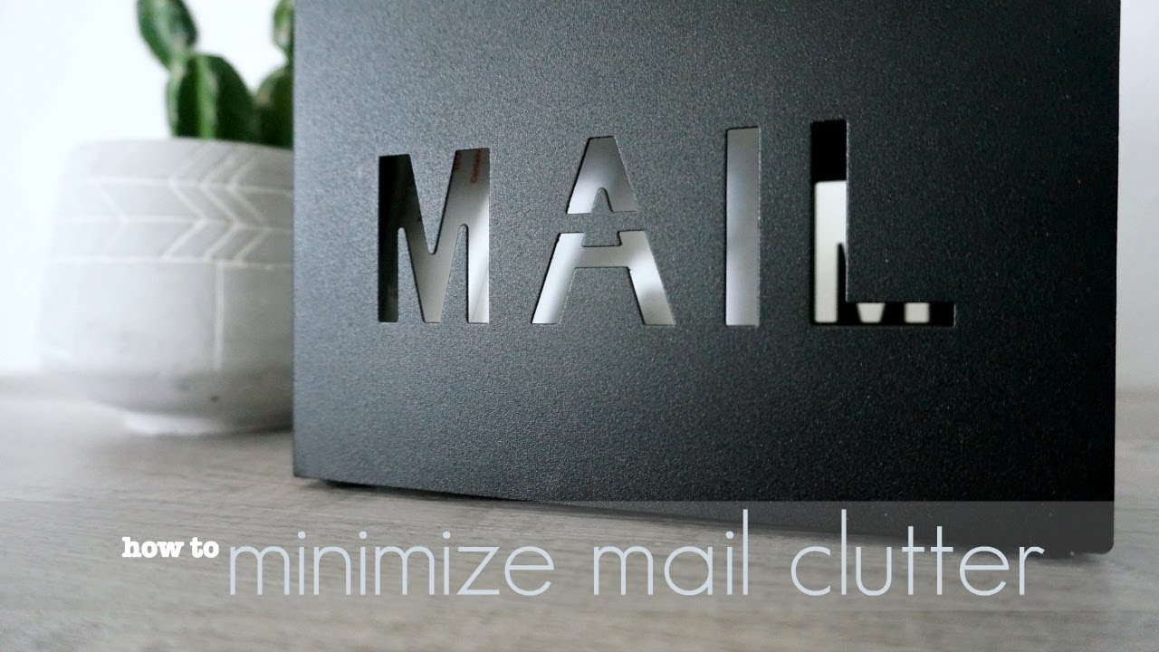 4 Tips to Minimizing Mail Clutter | Rescue My Space