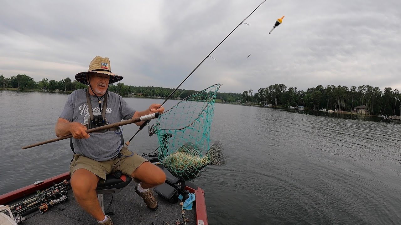 Crappie Fishing Using A Slip Cork In May!