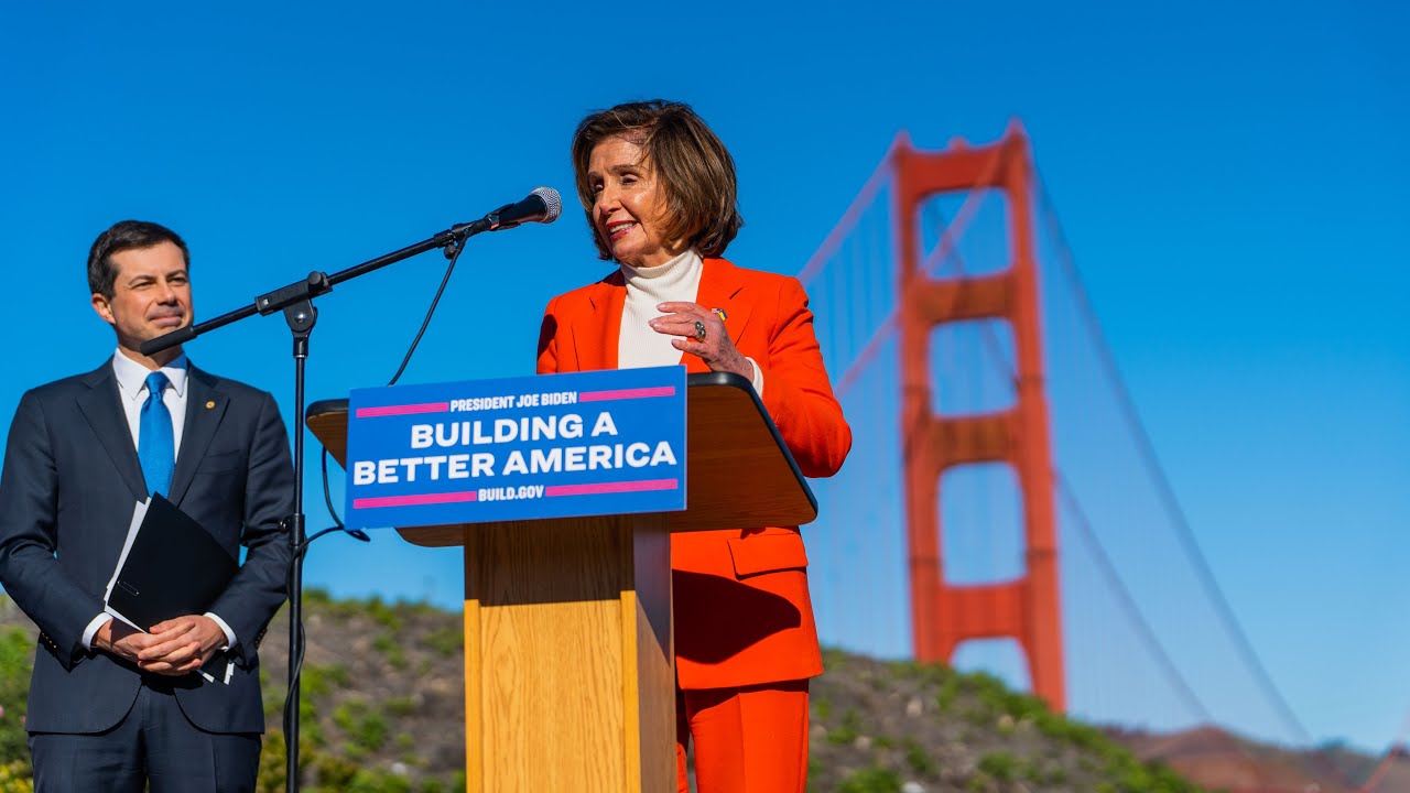 Speaker Pelosi Gives Remarks at Event Celebrating Golden Gate Bridge Investment
