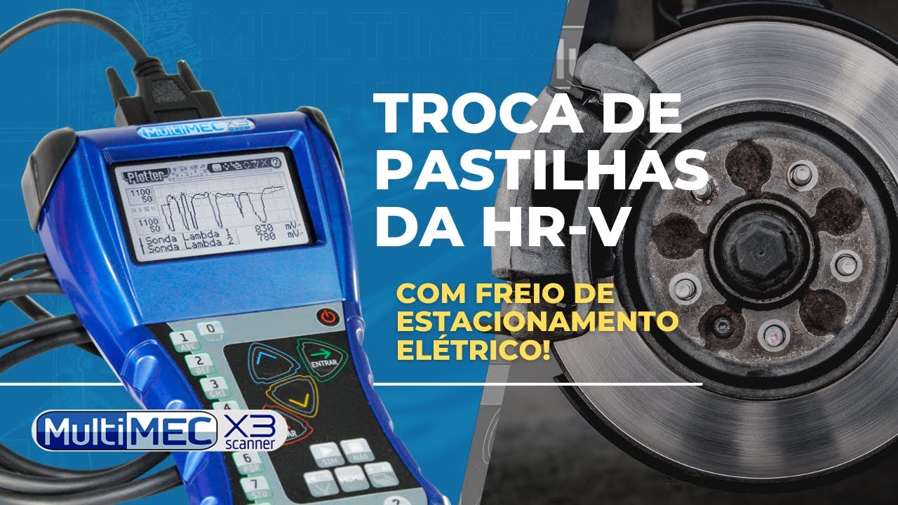 Substituindo pastilha de freio HR-V - Freio de estacionamento ELÉTRICO