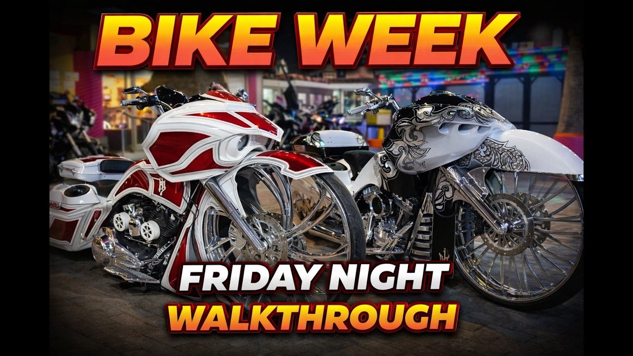 Daytona Bike Week Friday Night Walkthrough | The Craziest Bikes & Crowds #daytonabikeweek
