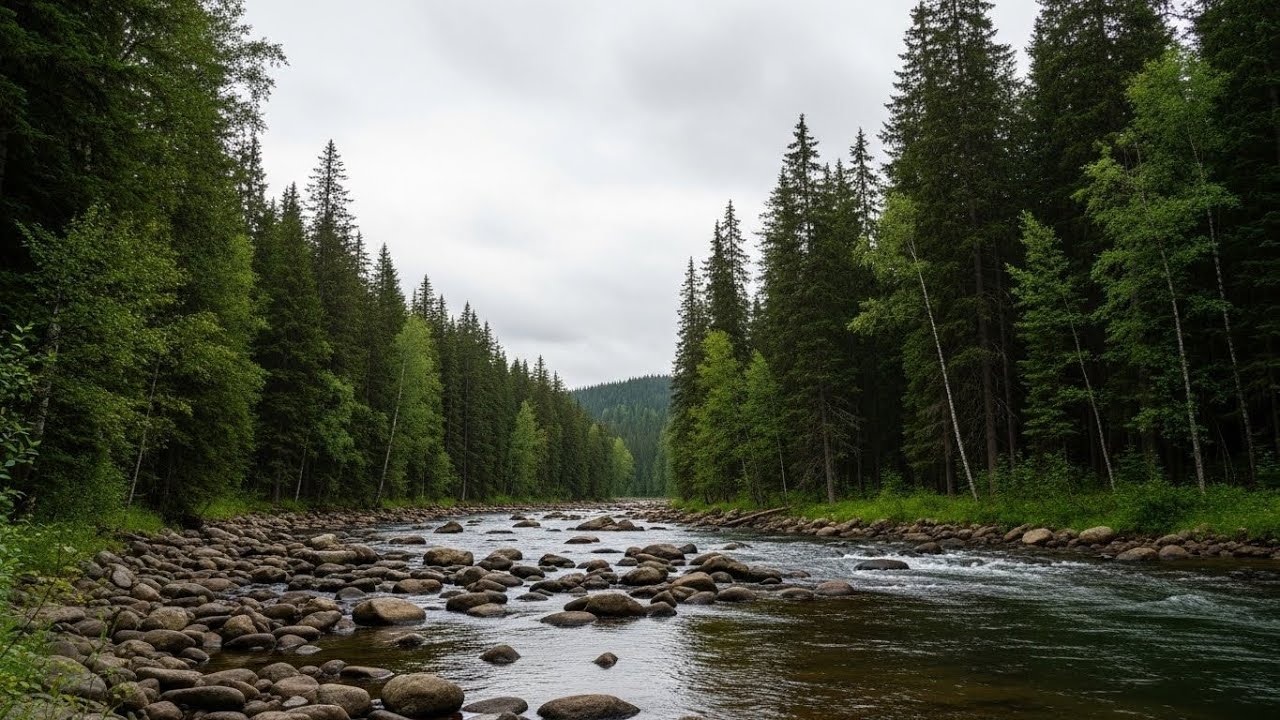River and Forest Sounds 🌿🌊 Calm Nature Ambience for Relaxation and Focus #2317