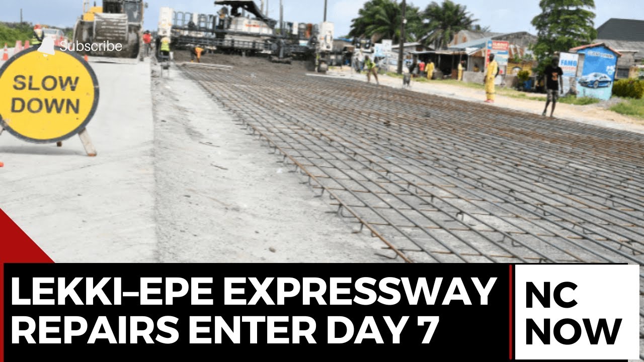 Lekki–Epe Expressway Repairs Enter Day 7 in Lagos, Motorists Adjust Routes