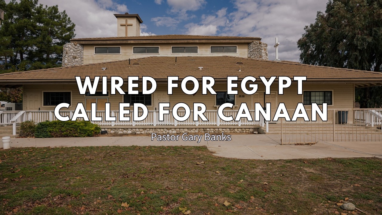Wired for Egypt, built for Canaan
