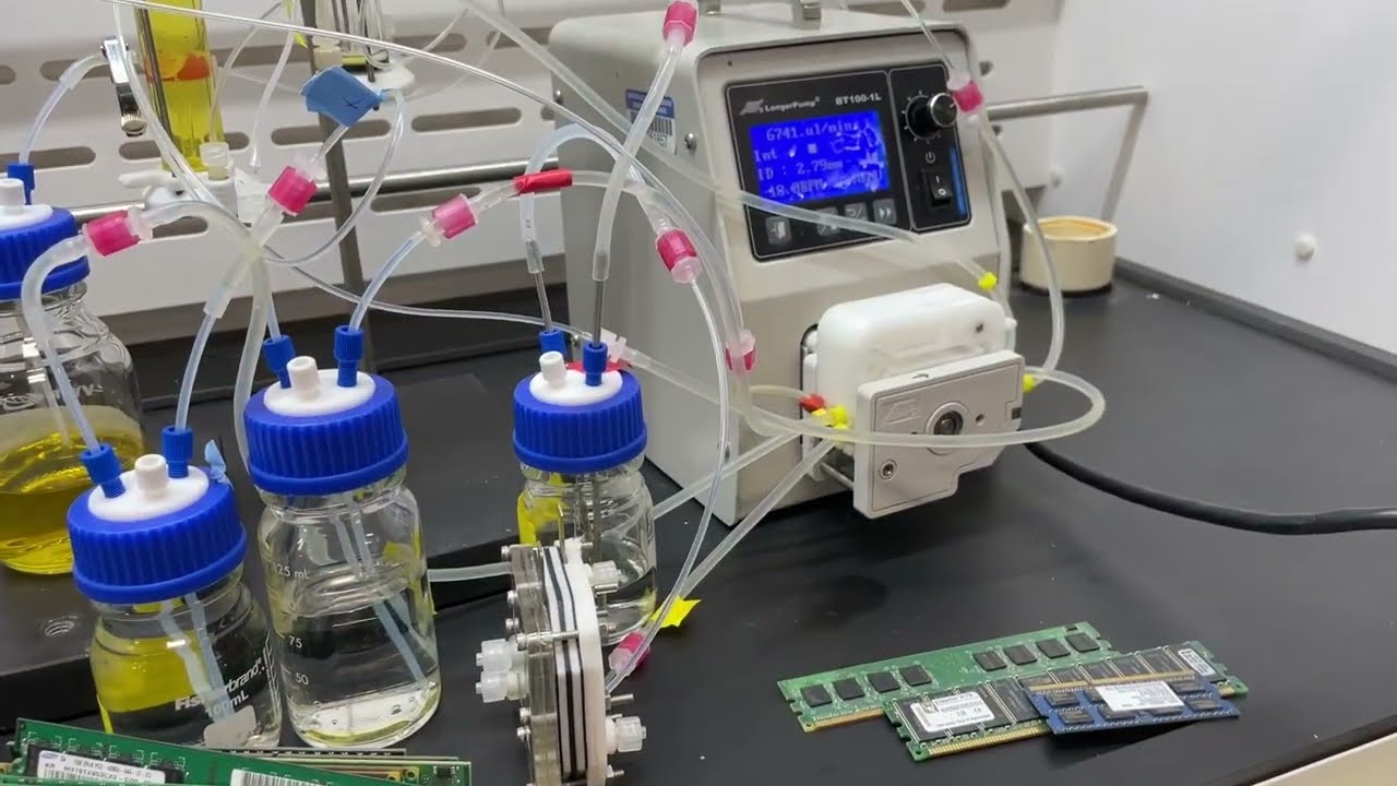 Sustainable electrochemical separations for critical metals recycling from e-waste