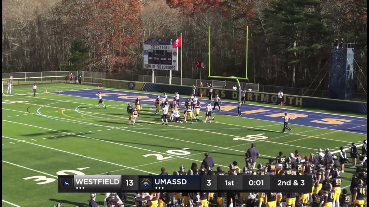 UMass Dartmouth Corsairs vs Westfield State University Owls Highlights (NCAA D3 Football)