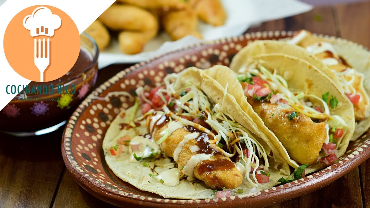 Tacos de Pescado con Salsas Especiales