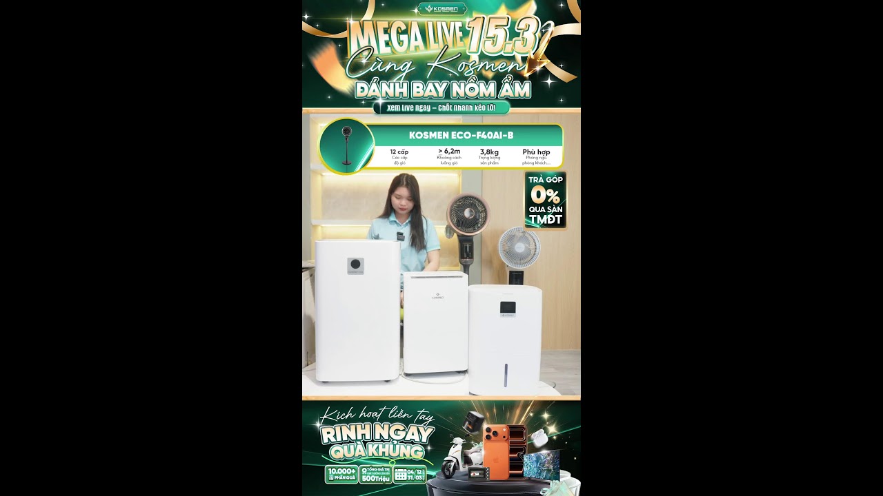 SIÊU SALE 15.03 – KOSMEN TUNG DEAL CỰC SỐC ĐÁNH BAY NỒM ẨM