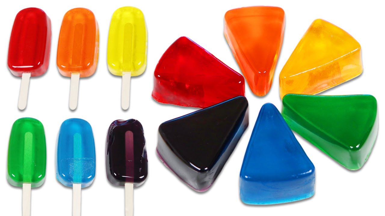 How to Make Delicious Rainbow Gummy Pie Slices and Popsicles!