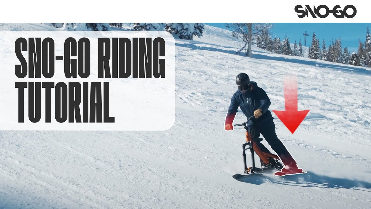 Как ездить на лыжном велосипеде SNO-GO — полное руководство по езде