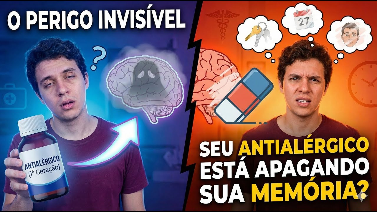 O Perigo Invisível: Seu antialérgico está apagando sua memória?