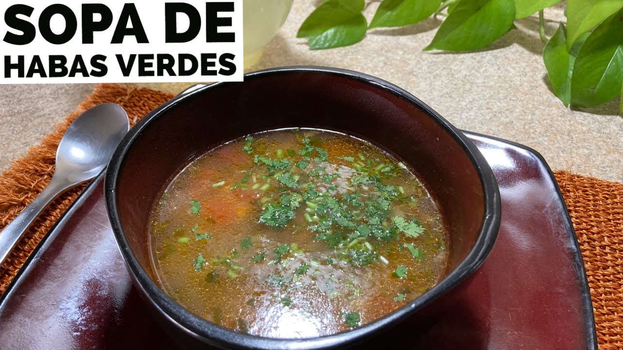 Sopa de habas verdes 🥣