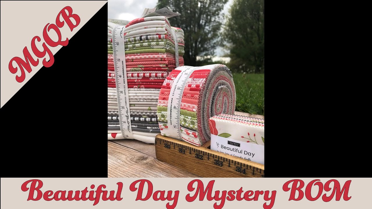 Бутик одеял Material Girls Quilt представляет коллекцию Beautiful Day Mystery BOM от Кори Йодера ...