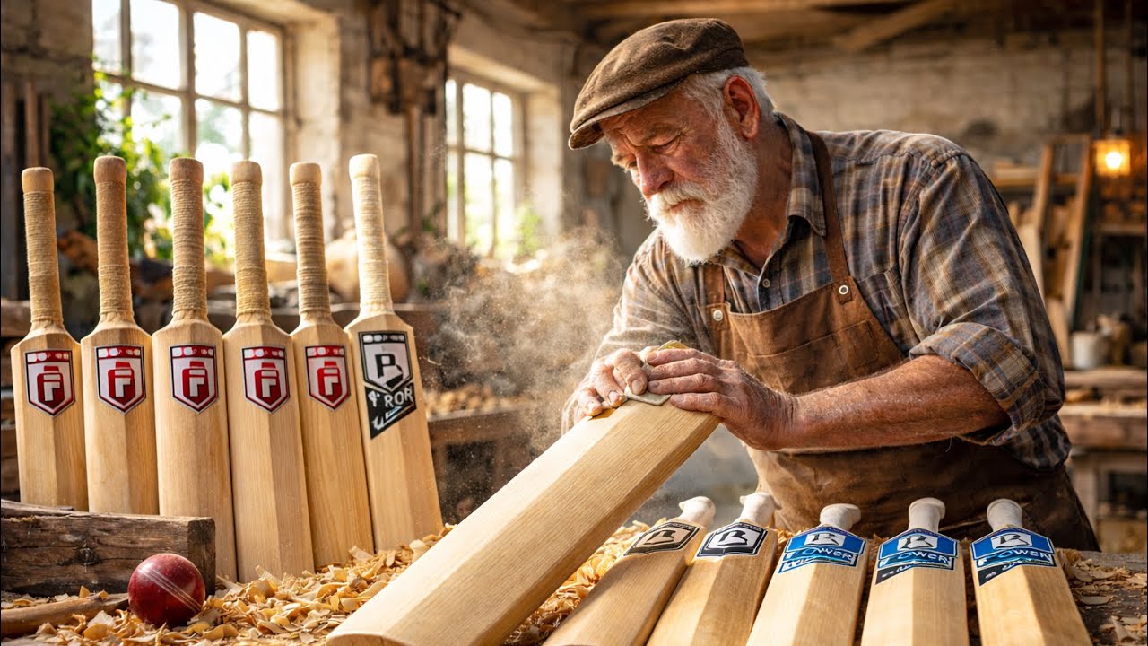 How Cricket Bats Are Made in the World’s Oldest Factory | Old Man Handmade Bats