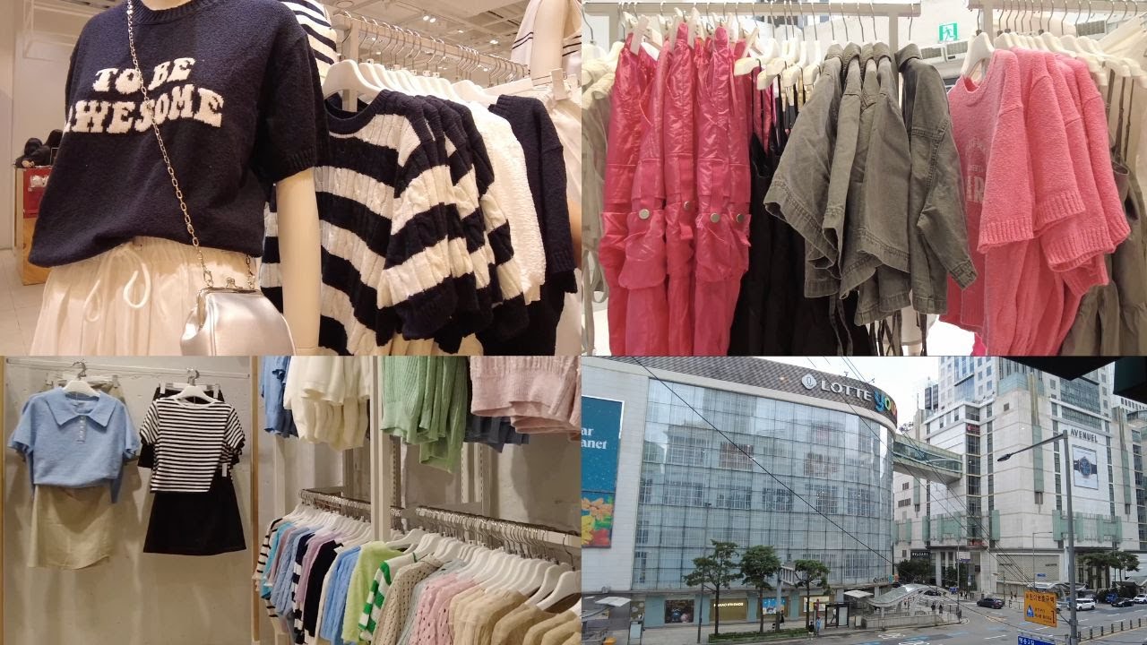 Shopping in Korea | Shopping in Myeongdong | Late Summer Outfits, 8seconds, Zara, SPAO
