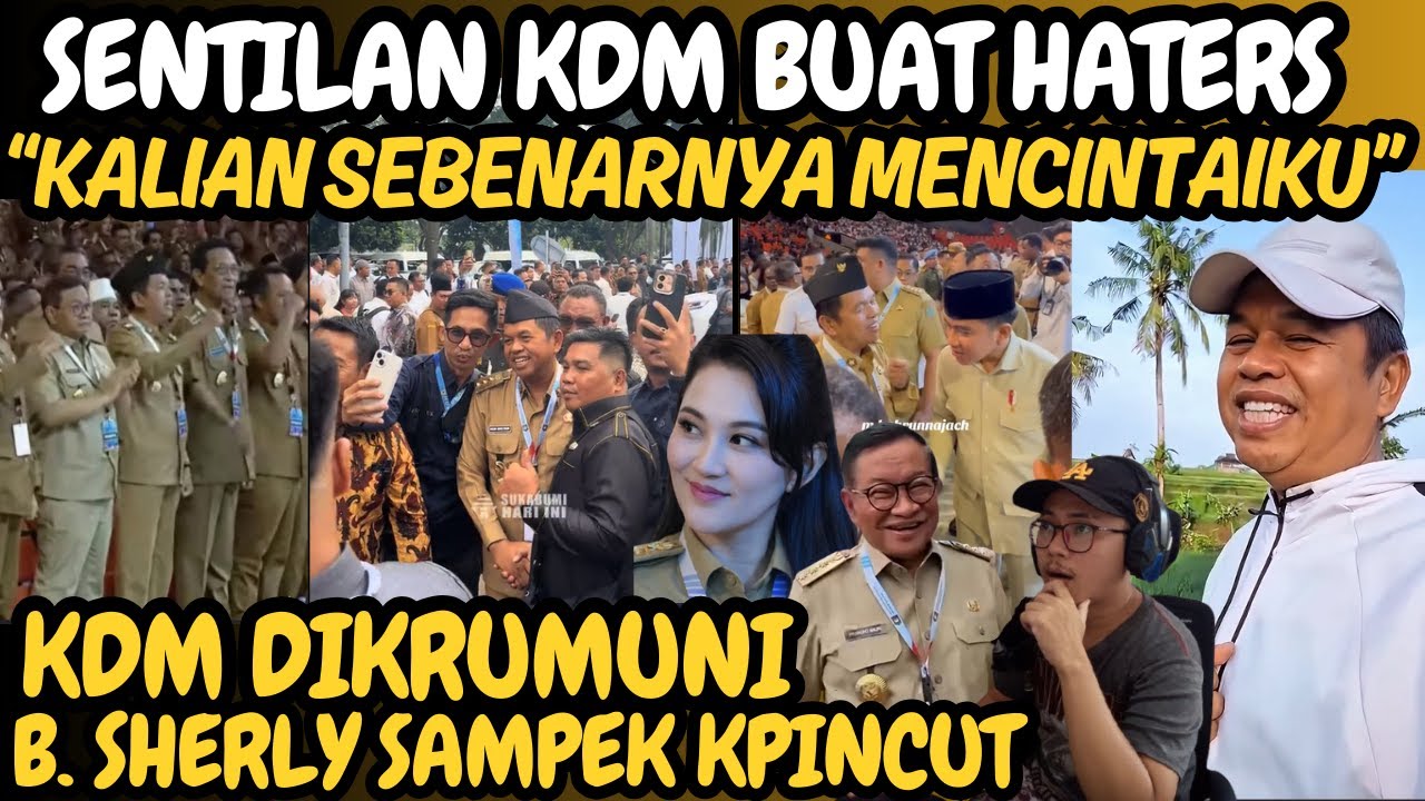 Mantra apa sih yg dibaca DEDI MULYADI, kok cuma KDM dikrumuni, Sherly Tjoanda sampek terpesona - KDM