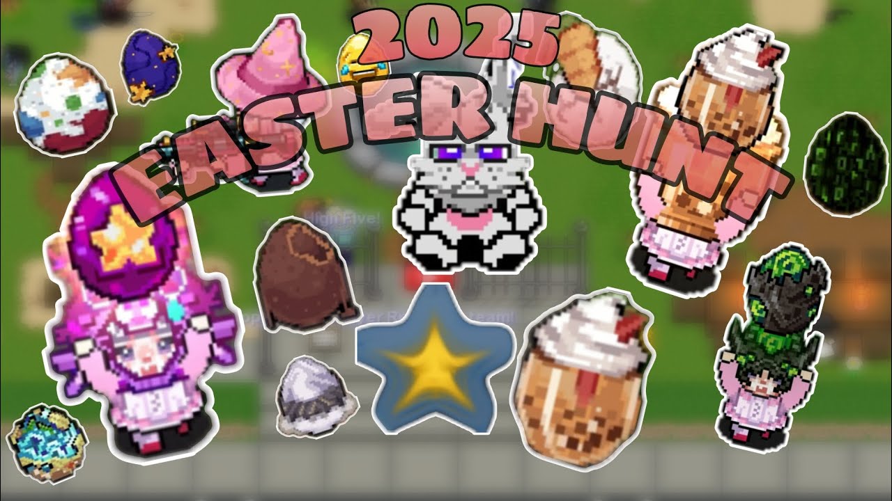 Graal era - Easter Hunt 2025 | New Easter Gun! | Full all achievements