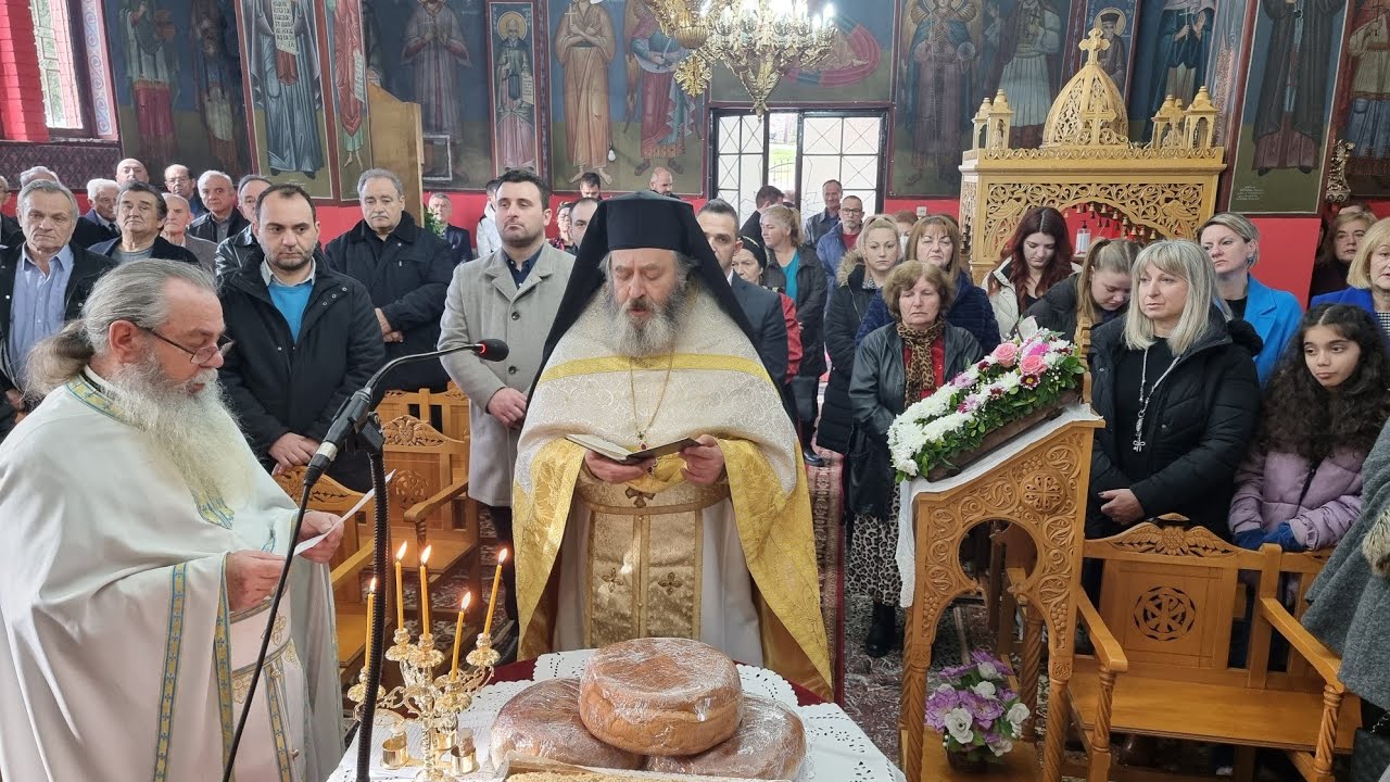 Αμπέλια Κλεινοβού δήμου Μετεώρων Τρικάλων εορτασμό Αγίου Τρύφωνα πανηγυρική θεία λειτουργία 1-2-2025