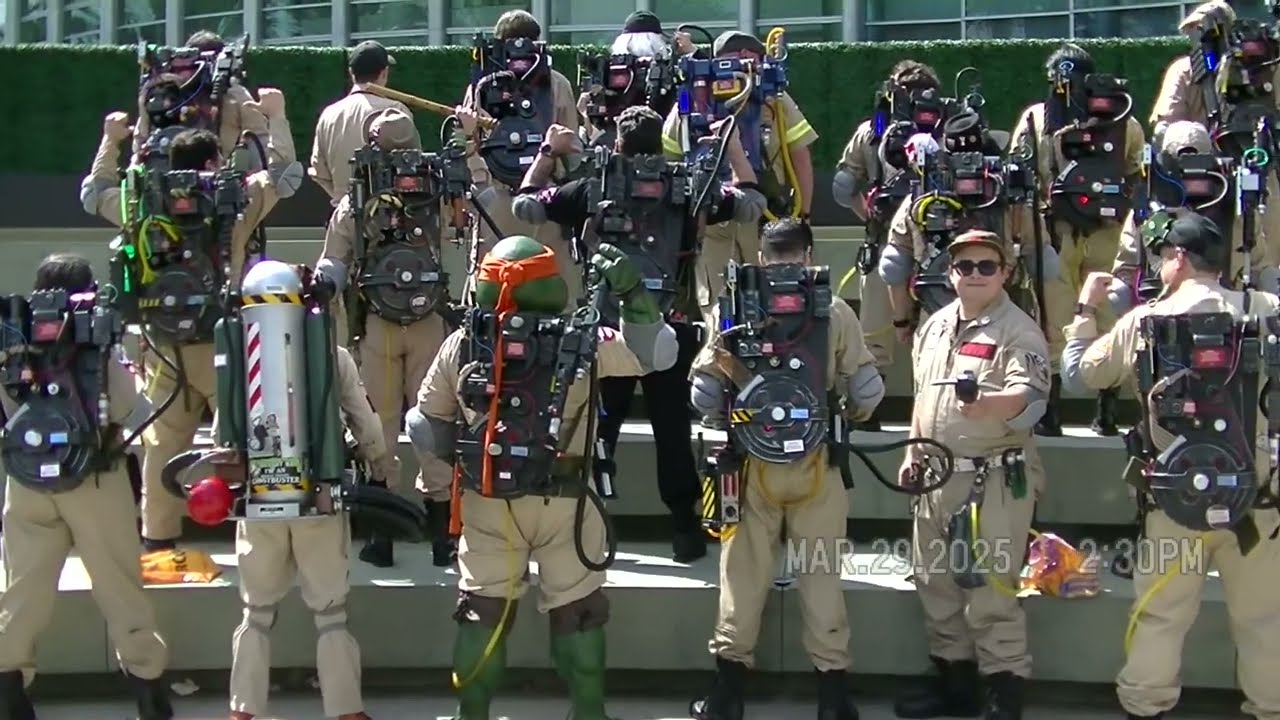 WonderCon 2025 - Ghostbusters cosplay gathering