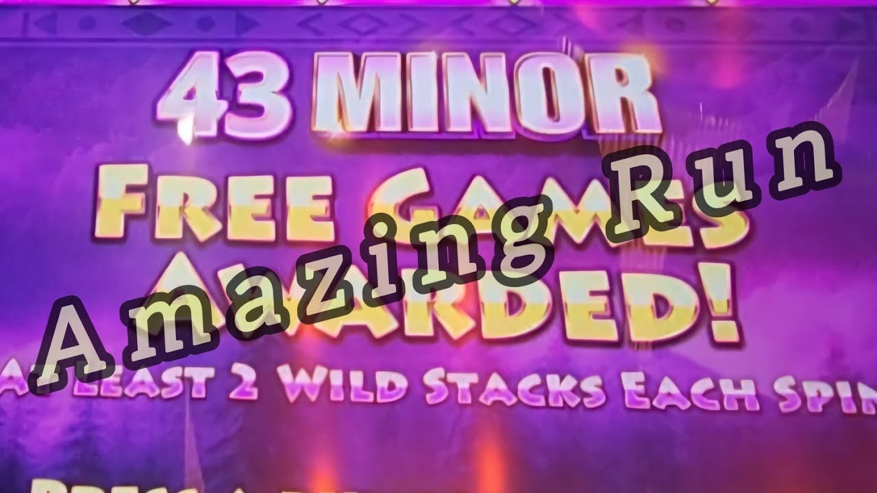WOW! 43 MINOR BONUS FREE GAMES.                    Wolf Run Eclipse
