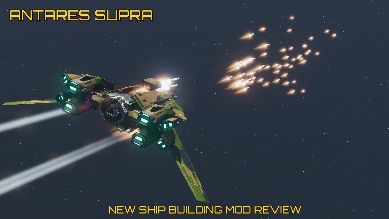 Starfield | Antares Supra | Новый мод для строительства кораблей #starfield #newshipparts #shipbu...