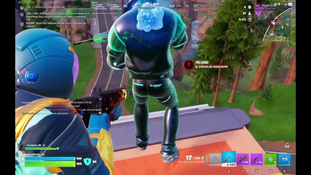 Casi morimos en tormenta y ganamos al final | Fortnite