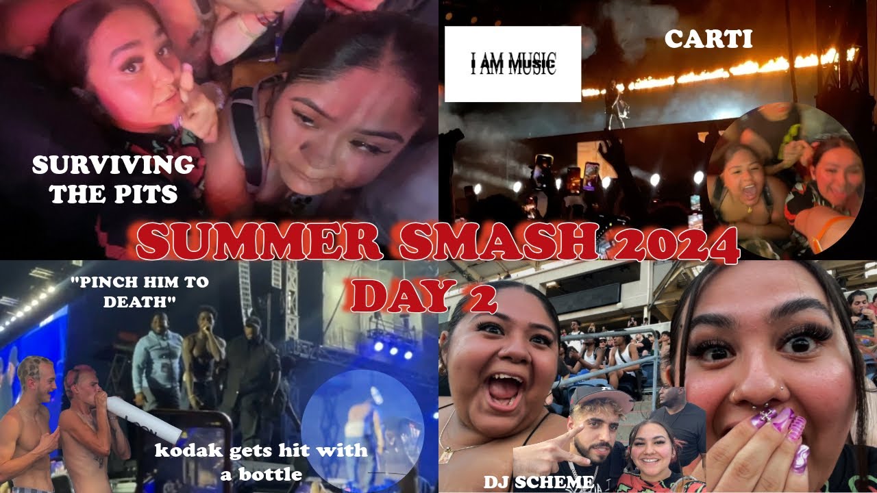 SUMMER SMASH 2024 DAY 2 VLOG 🧛‍♂️+ CARTI HEADLINES + KODAK WALKS OFF + INSIDE THE PITS