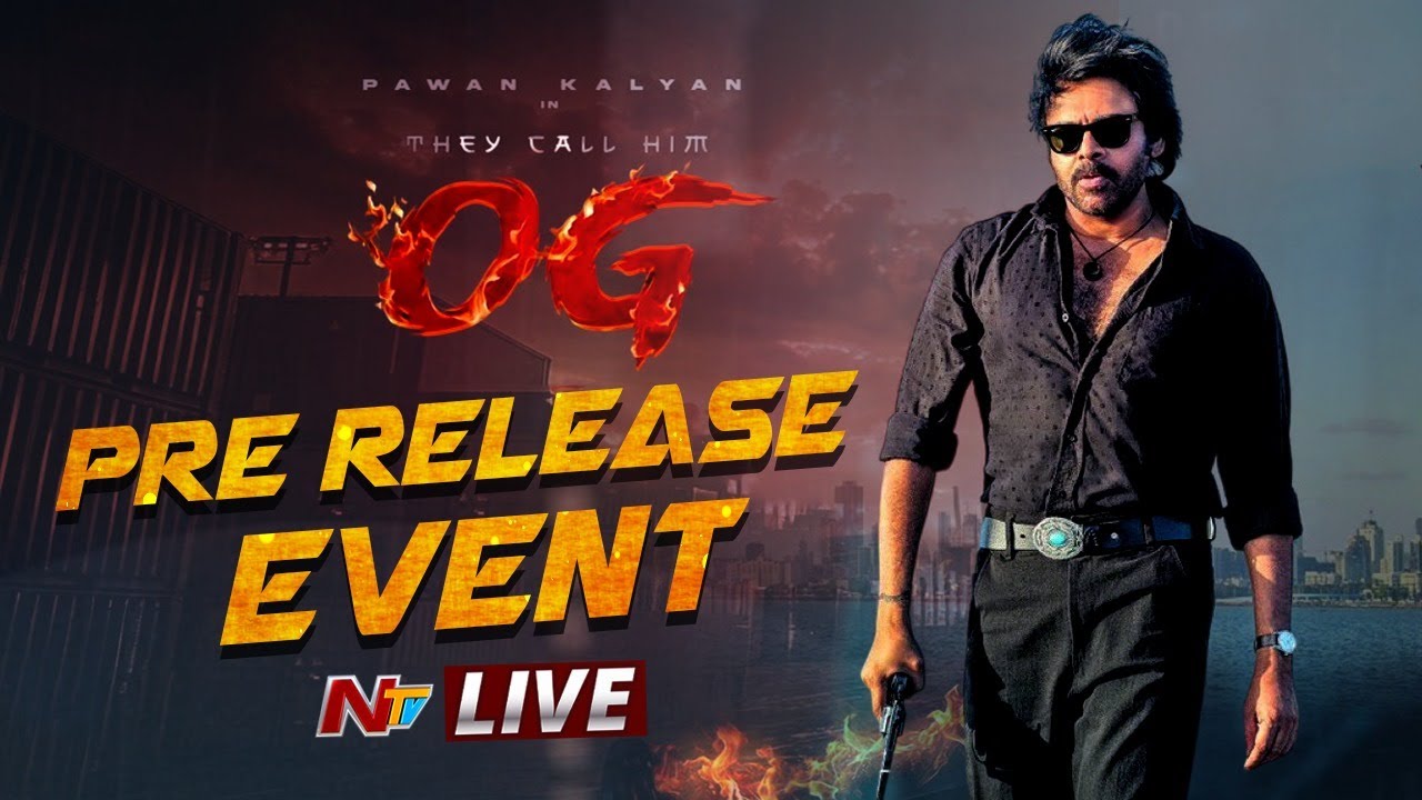 Live : They Call Him #OG Grand Pre-Release Event Live | #PawanKalyan | #Sujith || Ntv Telugu