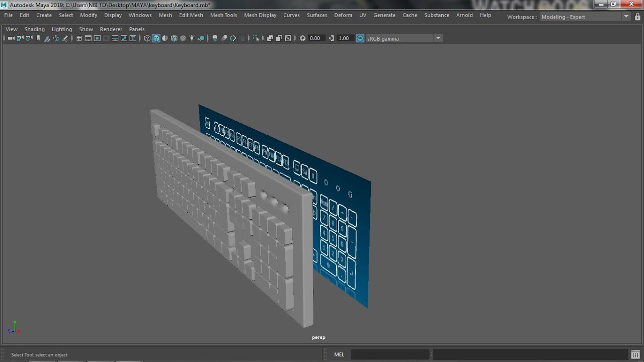 Autodesk Maya Keyboard Modeling