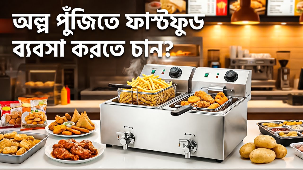অল্প পুঁজিতে ফাস্টফুড ব্যবসা করতে চান? এক মেশিনেই সমাধান