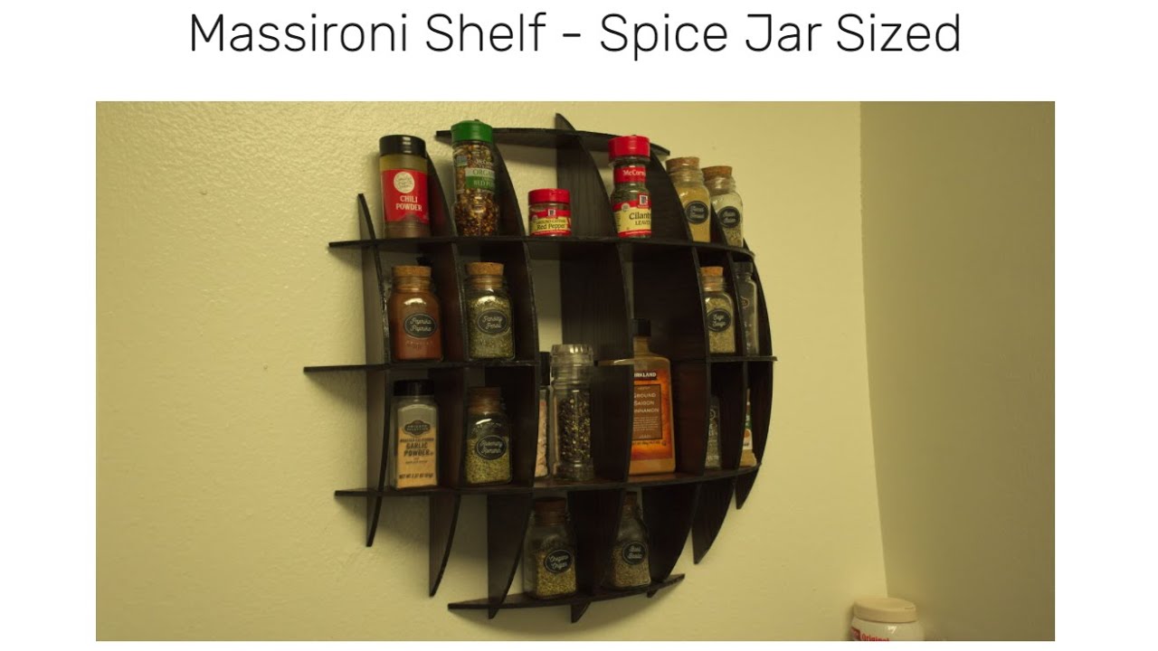 DIY Massironi Shelf - Spice Jar Sized