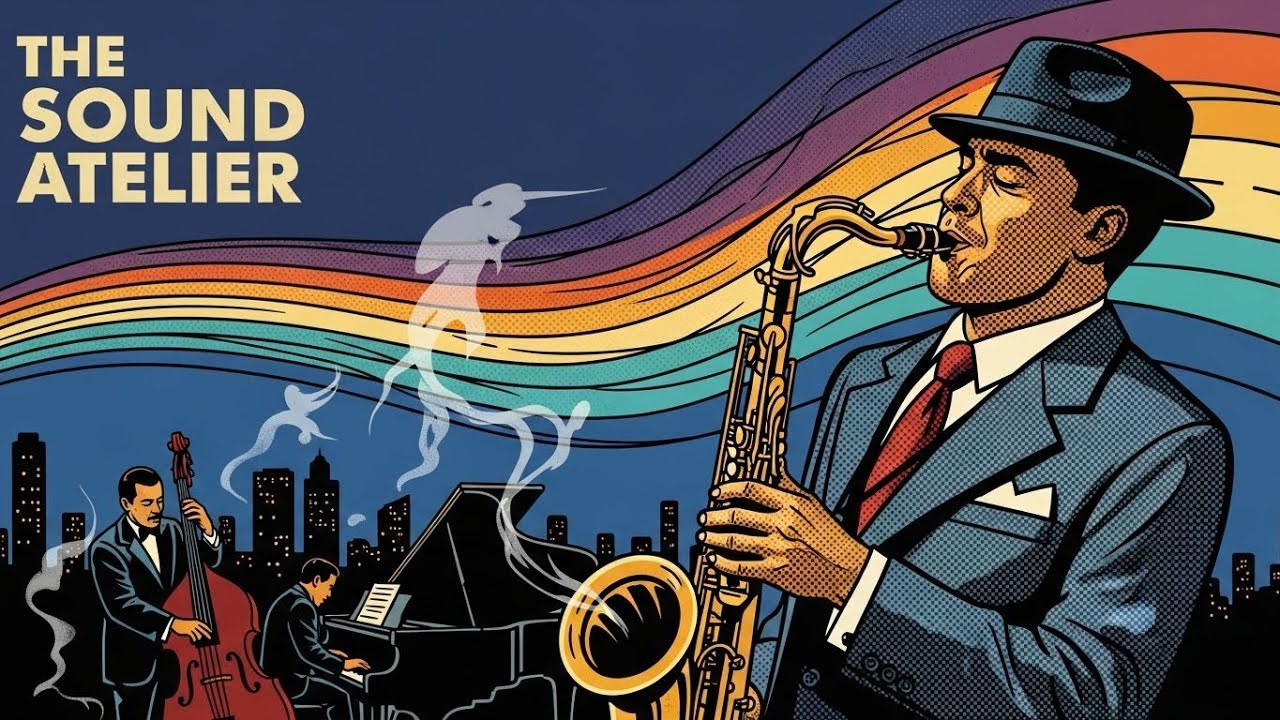 🌙 Moonlit Desk Jazz – Soft Lounge Music for Late Work