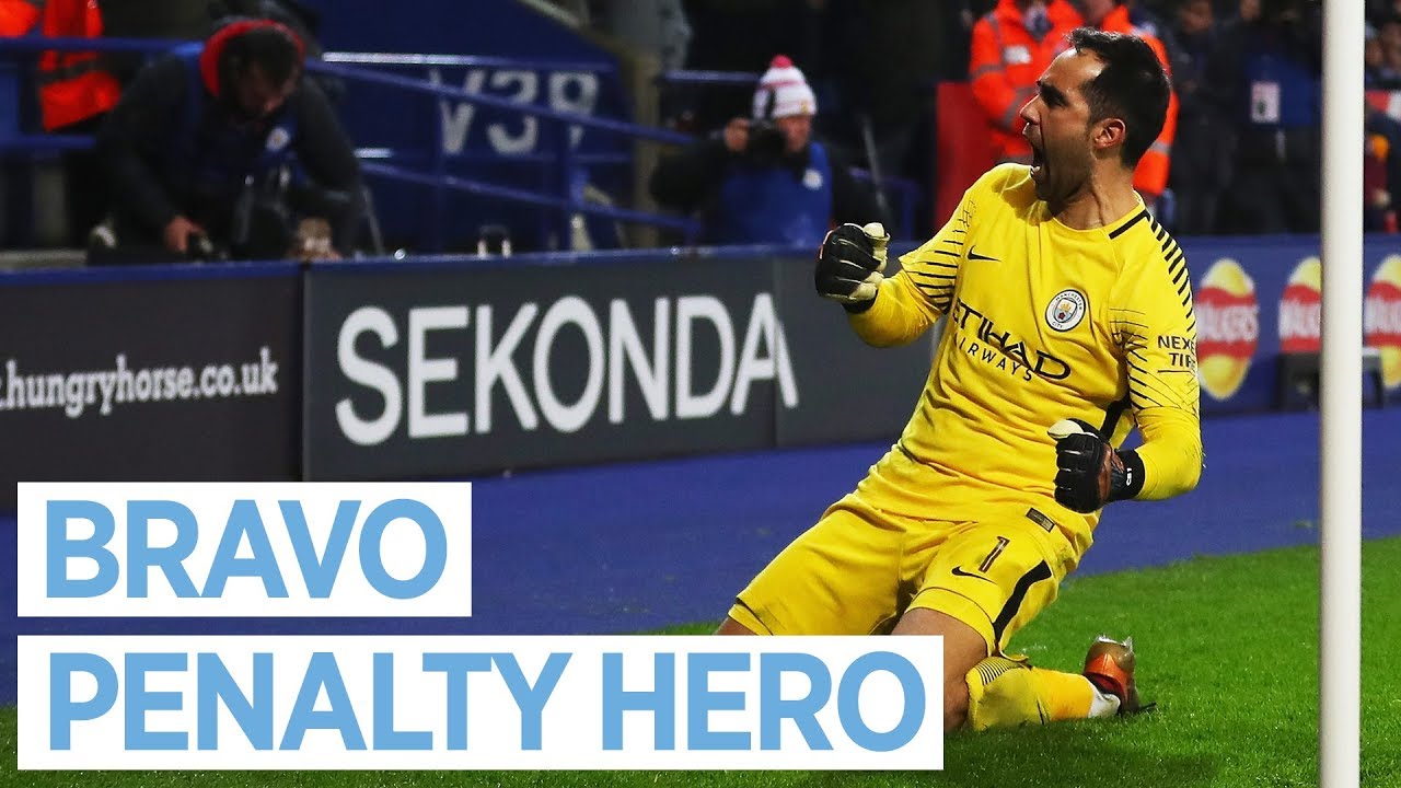 BRAVO SAVES THE DAY!  I Leicester 1-1 City (3-4 PENS) I Carabao Cup I 2017 18