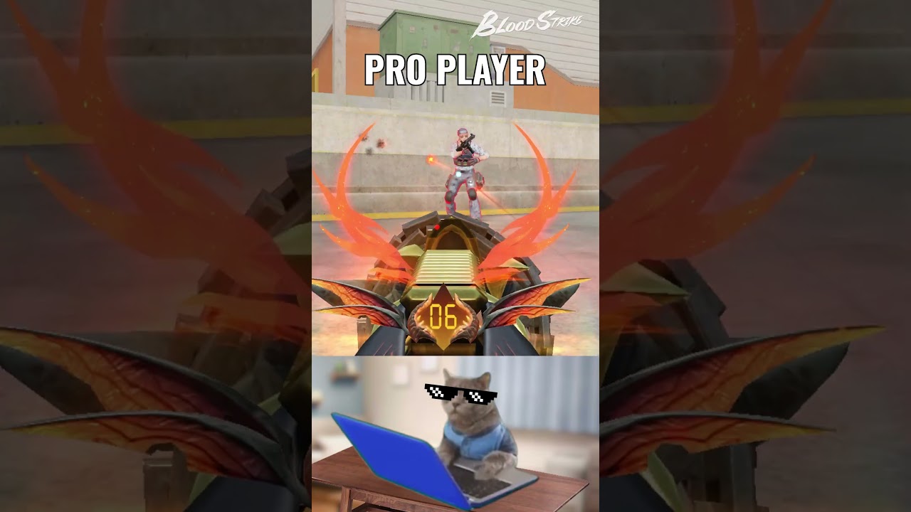 Noob vs Pro Player: Same game, but different gameplay #BloodStrike #BS #StrikeBack
